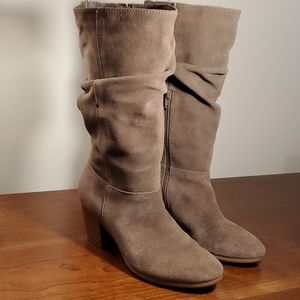 COPY - Mid-calf leather (suede) boots